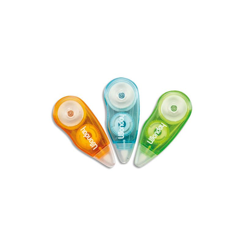 WONDAY Blister de 3 mini rollers de correction WONDAY Blister de 3 mini rollers de correction