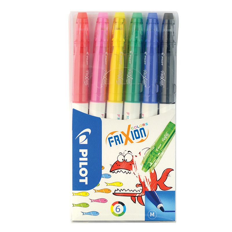 PILOT Etui de 6 crayons FriXion COLORS PILOT Etui de 6 crayons FriXion COLORS