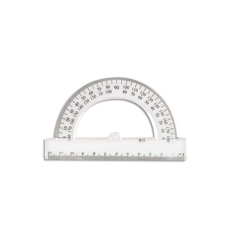 WONDAY Rapporteur 180 dégrés 12 cm sous étui packbordable