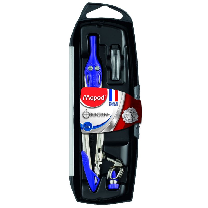 MAPED Coffret compas Origin compas mine + 1 bague universelle + 1 étui mines MAPED Coffret compas Origin compas mine + 1 bague universelle + 1 étui mines