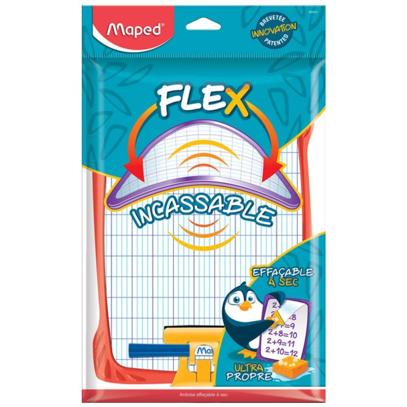 MAPED Ardoise incassable 21x29,7cm double face + feutre MAPED Ardoise incassable 21x29,7cm double face + feutre