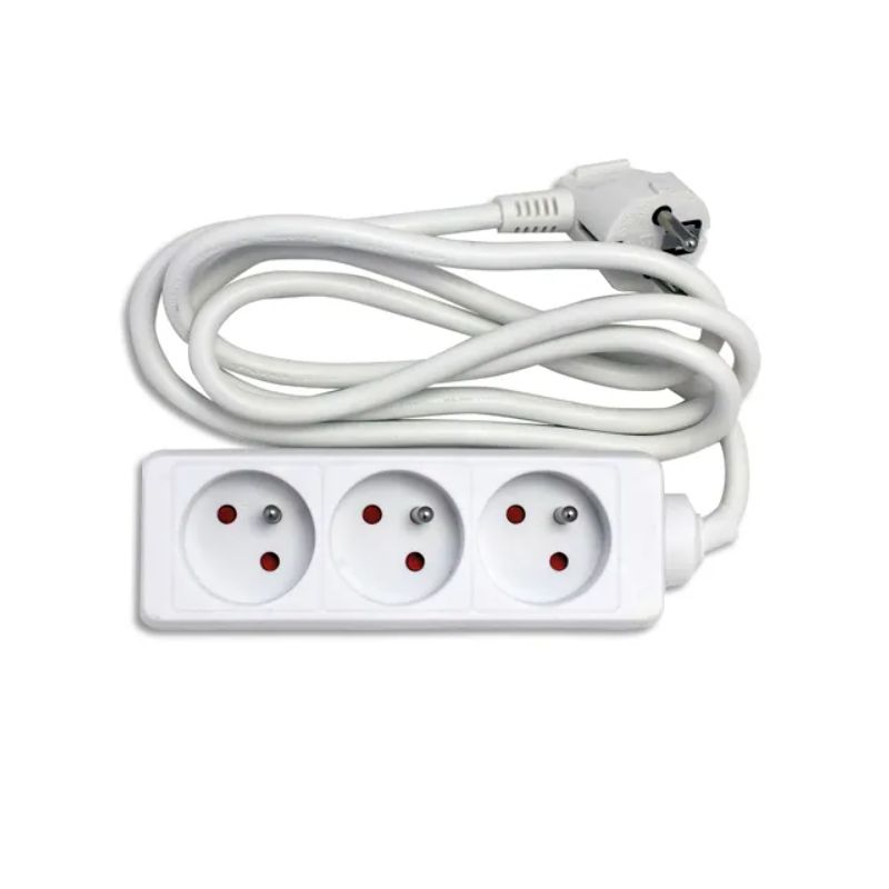JPC Bloc multiprises électriques 3 prises électriques JPC Bloc multiprises électriques 3 prises électriques