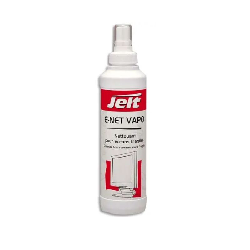 JELT Vaporisateur de nettoyage E NET VAPO 250ml pour écrans LCD et plasma JELT Vaporisateur de nettoyage E NET VAPO 250ml pour écrans LCD et plasma