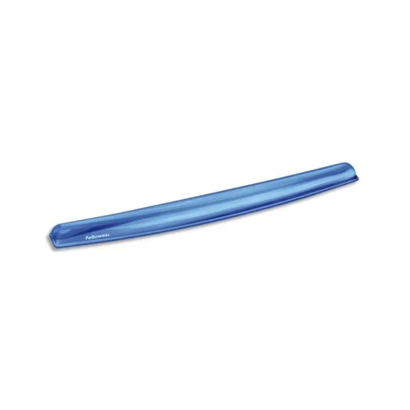 FELLOWES Repose-poignet pour clavier gel crystal Bleu FELLOWES Repose-poignet pour clavier gel crystal Bleu