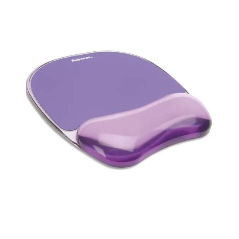 FELLOWES Tapis souris repose-poignet gel crystal FELLOWES Tapis souris repose-poignet gel crystal