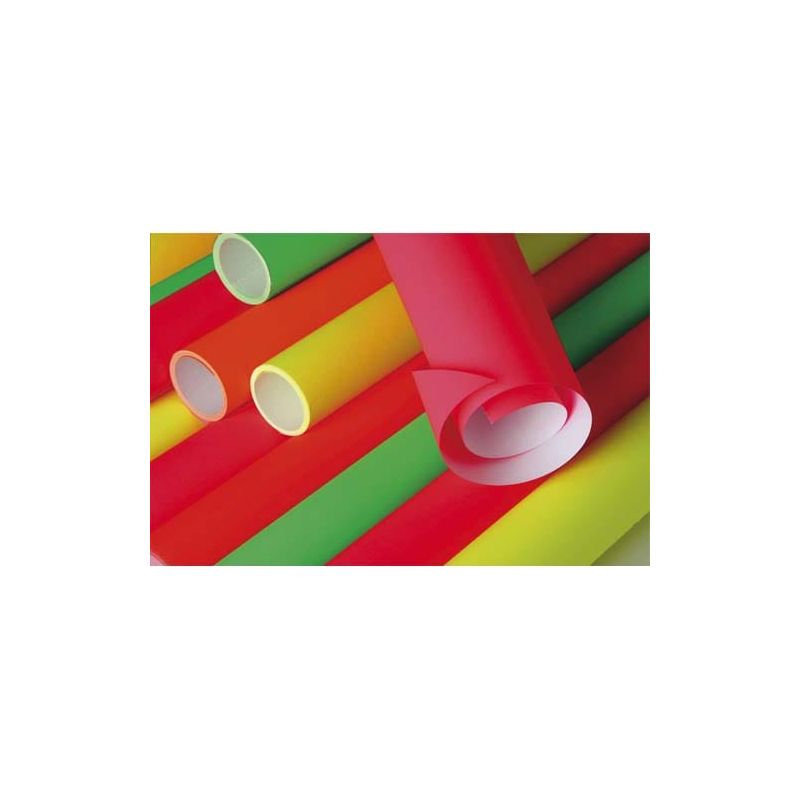 CLAIREFONTAINE Rouleau de 10 feuilles fluo 80g 60x80 cm couleurs assorties CLAIREFONTAINE Rouleau de 10 feuilles fluo 80g 60x80 cm couleurs assorties