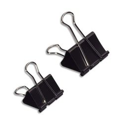 WONDAY Boîte de 12 pinces double clip largeur 41mm