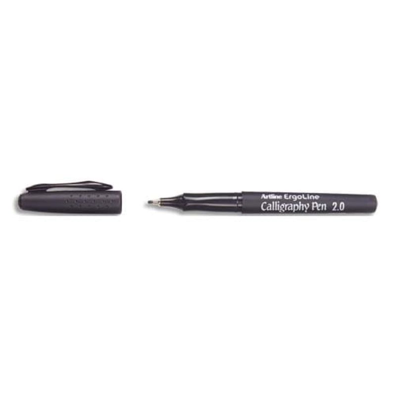 ARTLINE Stylo calligraphie pointe fibre 2mm Noir ARTLINE Stylo calligraphie pointe fibre 2mm Noir