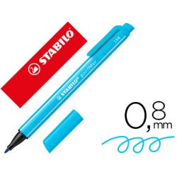 STABILO Stylo-feutre stabilo pointmax pointe moyenne en nylon tracé 0,8mm ultra robuste coloris bleu azur