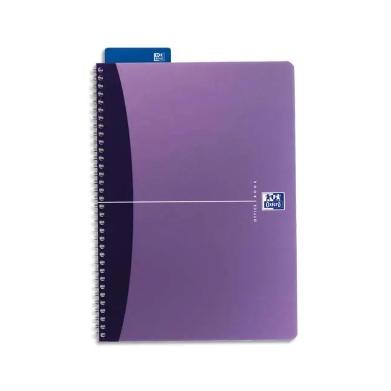 OXFORD Cahier bureau reliure intégrale couverture polypropylène OXFORD Cahier bureau reliure intégrale couverture polypropylène