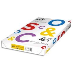 REY Ramette 250 feuilles papier TEXT & GRAPHICS A3 160g CIE 170 haute Blancheur satiné