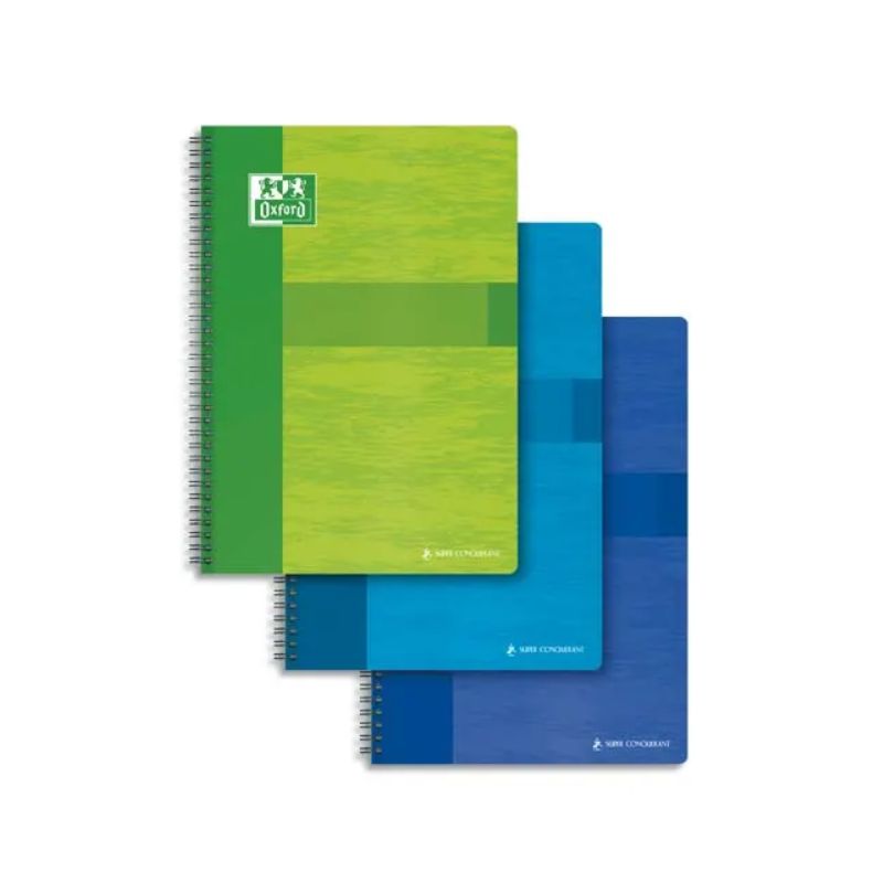 OXFORD Cahier COLORLIFE spiralé 180 pages grands carreaux