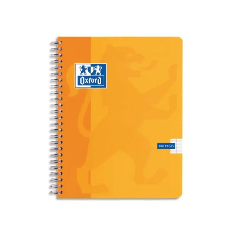 OXFORD Cahier COLORLIFE spiralé 180 pages petits carreaux OXFORD Cahier COLORLIFE spiralé 180 pages petits carreaux