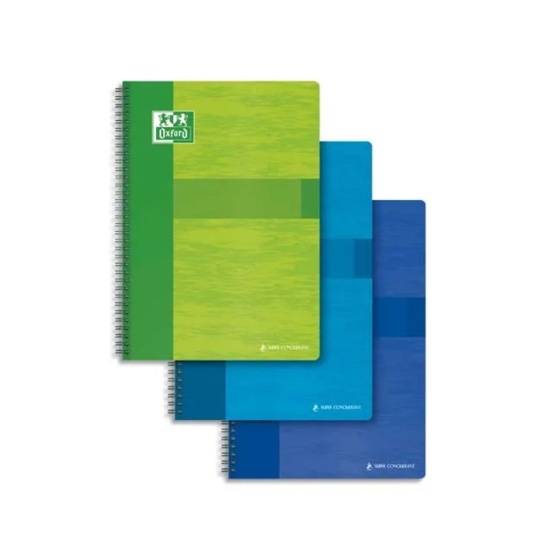 OXFORD Cahier COLORLIFE spiralé 180 pages grands carreaux OXFORD Cahier COLORLIFE spiralé 180 pages grands carreaux