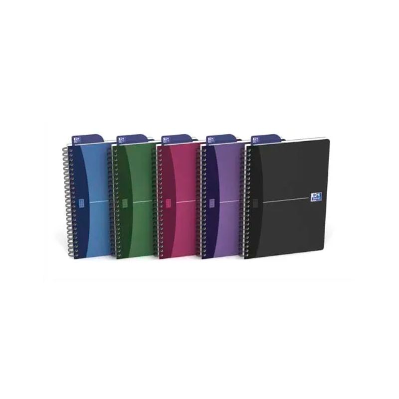 OXFORD Cahier spiralé Urban Mix A5, 180 pages OXFORD Cahier spiralé Urban Mix A5, 180 pages