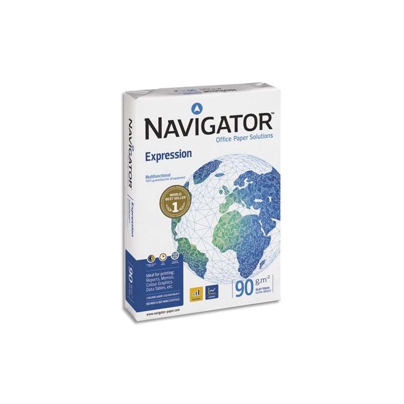 NAVIGATOR Ramette 500 feuilles papier extra Blanc A3 90g NAVIGATOR Ramette 500 feuilles papier extra Blanc A3 90g