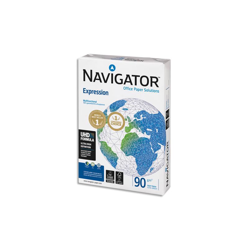 NAVIGATOR Ramette 500 feuilles papier extra Blanc A4 90g NAVIGATOR Ramette 500 feuilles papier extra Blanc A4 90g