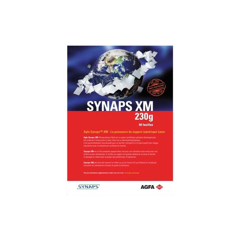 SYNAPS Boîte de 50 feuilles papier plastifié A4 230g