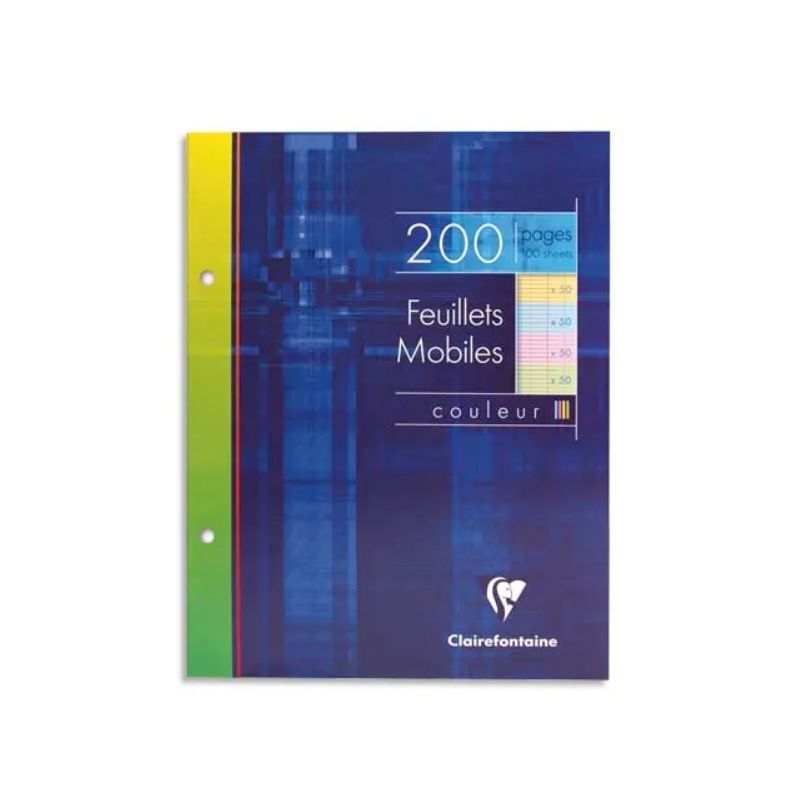 CLAIREFONTAINE Etui 200 copies simples 17x22 grands carreaux CLAIREFONTAINE Etui 200 copies simples 17x22 grands carreaux
