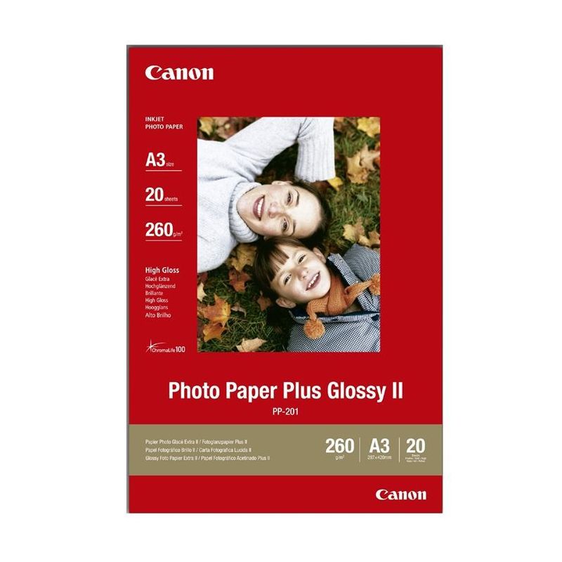 CANON 20 papiers photo glacé A3 260g CANON 20 papiers photo glacé A3 260g