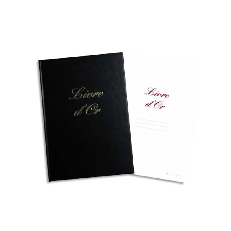 ELVE Livre d'Or format 210x160mm Noir 148 pages ELVE Livre d'Or format 210x160mm Noir 148 pages