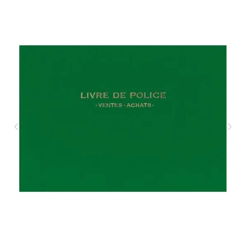 ELVE Registre de police, métaux précieux 21 x 30 cm ELVE Registre de police, métaux précieux 21 x 30 cm
