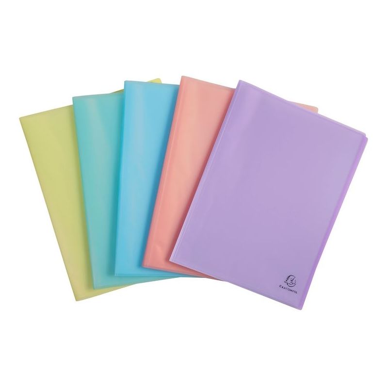 EXACOMPTA Protège document CHROMALINE 40 pochettes/80 vues Coloris pastel EXACOMPTA Protège document CHROMALINE 40 pochettes/80 vues Coloris pastel