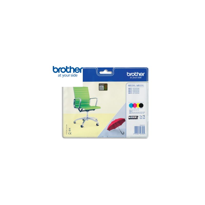 BROTHER Pack de 4 couleurs Jet d'encre HC LC229XLVALBP