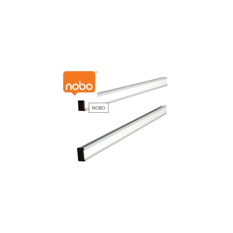 NOBO Supports pour bandes planning fixes - Argent - 1900409 NOBO Supports pour bandes planning fixes - Argent - 1900409