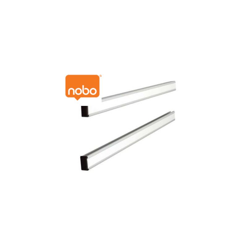 NOBO Supports pour bandes planning fixes - Argent - 1900410 NOBO Supports pour bandes planning fixes - Argent - 1900410