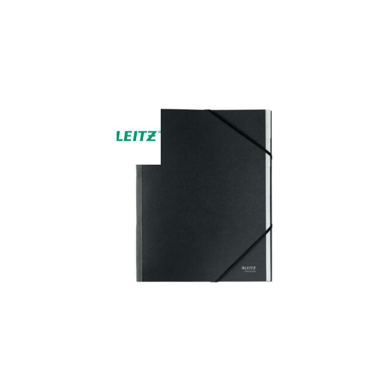 LEITZ Trieur à élastique 6 touches Re:Cycle carton 430 gr/m². 100% recyclé et recyclable. Coloris noir LEITZ Trieur à élastique 6 touches Re:Cycle carton 430 gr/m². 100% recyclé et recyclable. Coloris noir