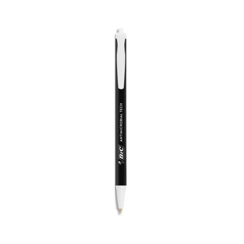 BIC Stylo bille rétractable Antimicrobien. Pointe Moyenne 1mm. Coloris Noir BIC Stylo bille rétractable Antimicrobien. Pointe Moyenne 1mm. Coloris Noir