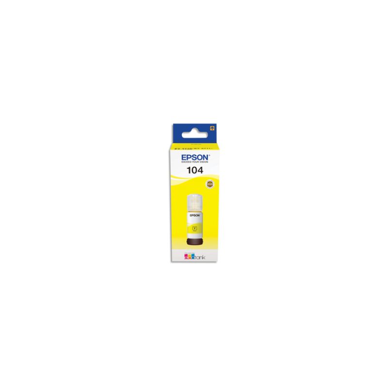 EPSON Cartouche Jet d'encre 104 Jaune ECOTANK C13T00P440 EPSON Cartouche Jet d'encre 104 Jaune ECOTANK C13T00P440