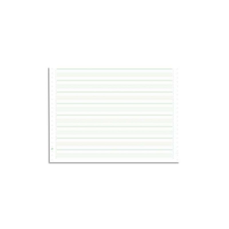 EXACOMPTA Boîte 2000 feuilles listing 70g standard blanc 240x11 1 pli bande Caroll détachable EXACOMPTA Boîte 2000 feuilles listing 70g standard blanc 240x11 1 pli bande Caroll détachable