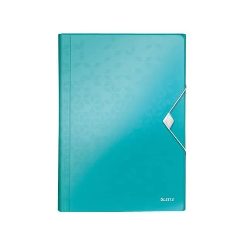 LEITZ Trieur à 6 compartiments WOW, PP, fermeture élastique, menthe
