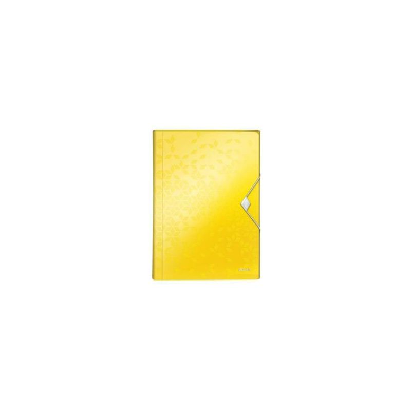 LEITZ Trieur à rabat WOW extensible en polypropylène 11 positions. Coloris Jaune LEITZ Trieur à rabat WOW extensible en polypropylène 11 positions. Coloris Jaune