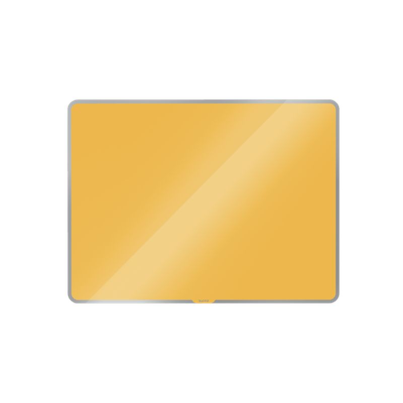 LEITZ Tableau en verre magnétique Cosy - 80 x 60 mm - jaune - 70430019 LEITZ Tableau en verre magnétique Cosy - 80 x 60 mm - jaune - 70430019