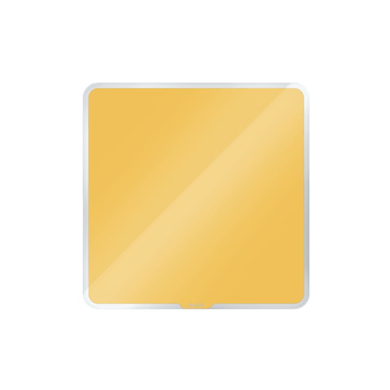LEITZ Tableau en verre magnétique Cosy - 45 x 45 mm - jaune - 70440019 LEITZ Tableau en verre magnétique Cosy - 45 x 45 mm - jaune - 70440019