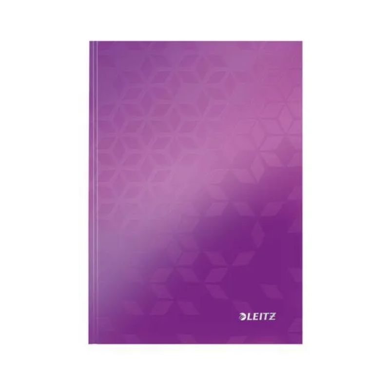 LEITZ Cahier WOW 14,8x21cm, 160 pages lignées. Couverture rigide. Coloris Violet LEITZ Cahier WOW 14,8x21cm, 160 pages lignées. Couverture rigide. Coloris Violet