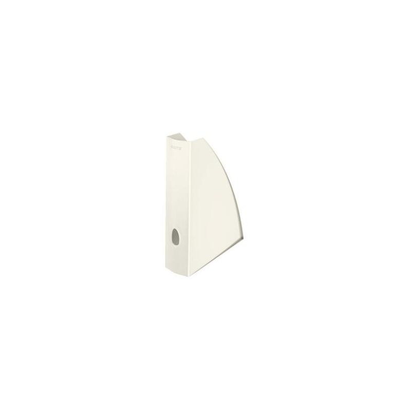LEITZ Porte-revues Wow. Dimensions (hxp) : 31,2 x 25,8 cm. Dos de 7,5 cm. Coloris blanc LEITZ Porte-revues Wow. Dimensions (hxp) : 31,2 x 25,8 cm. Dos de 7,5 cm. Coloris blanc