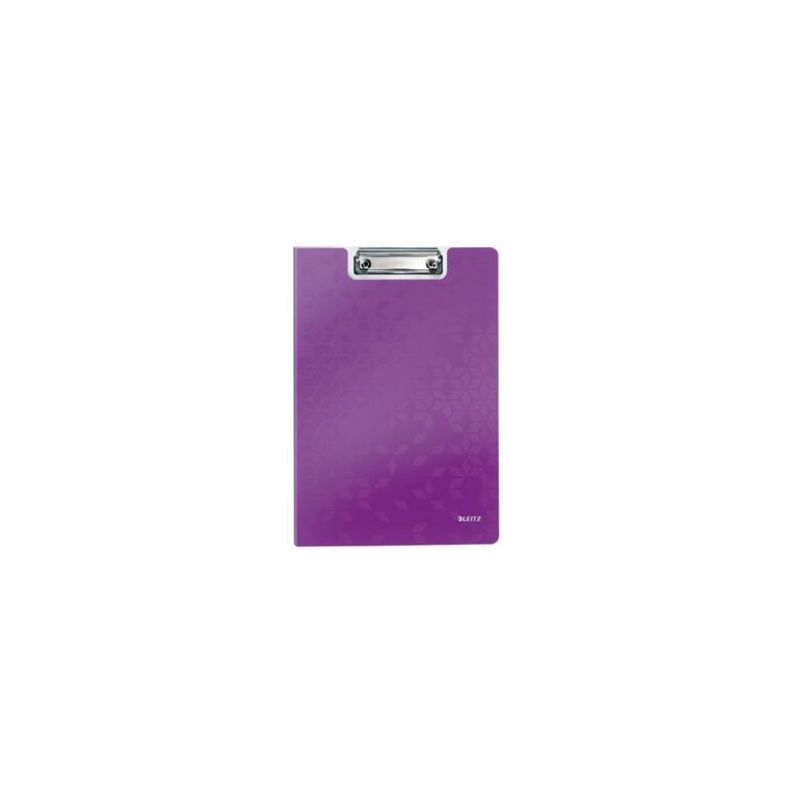 LEITZ Porte-blocs avec rabat WOW A4, capacité 75 feuilles. Dimensions : L22,8xH1,7xP32cm. Coloris violet LEITZ Porte-blocs avec rabat WOW A4, capacité 75 feuilles. Dimensions : L22,8xH1,7xP32cm. Coloris violet
