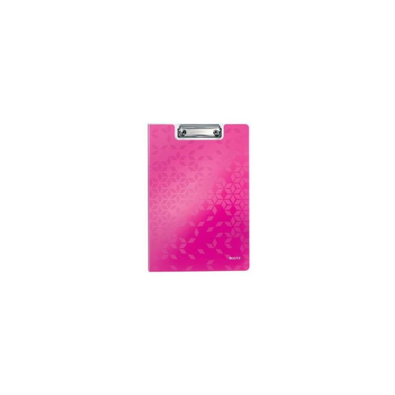 LEITZ Porte-blocs avec rabat WOW A4, capacité 75 feuilles. Dimensions : L22,8xH1,7xP32 cm. Coloris rose LEITZ Porte-blocs avec rabat WOW A4, capacité 75 feuilles. Dimensions : L22,8xH1,7xP32 cm. Coloris rose