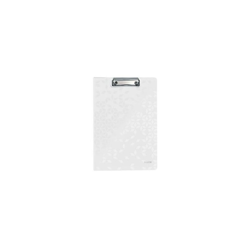 LEITZ Porte-blocs avec rabat WOW A4, capacité 75 feuilles. Dimensions : L22,8xH1,7xP32 cm. Coloris blanc LEITZ Porte-blocs avec rabat WOW A4, capacité 75 feuilles. Dimensions : L22,8xH1,7xP32 cm. Coloris blanc