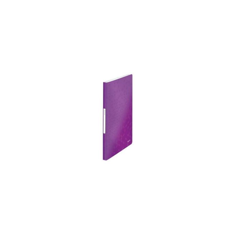 LEITZ Protège document WOW en polypropylène 40 pochettes, 80 vues. Coloris Violet LEITZ Protège document WOW en polypropylène 40 pochettes, 80 vues. Coloris Violet
