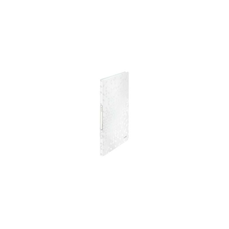LEITZ Protège document WOW en polypropylène 40 pochettes, 80 vues. Coloris Blanc LEITZ Protège document WOW en polypropylène 40 pochettes, 80 vues. Coloris Blanc