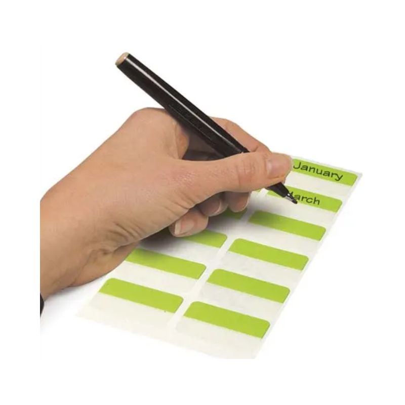 DURABLE Boîte 24 Index Quick Tab Duo adhésifs double face repositionnable - L40 x H12 mm - Assortis DURABLE Boîte 24 Index Quick Tab Duo adhésifs double face repositionnable - L40 x H12 mm - Assortis