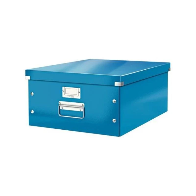 LEITZ Boîte CLICK&STORE L-Box. Format A3 - Dimensions : L36,9xH20xP48,2cm. Coloris Bleu. LEITZ Boîte CLICK&STORE L-Box. Format A3 - Dimensions : L36,9xH20xP48,2cm. Coloris Bleu.