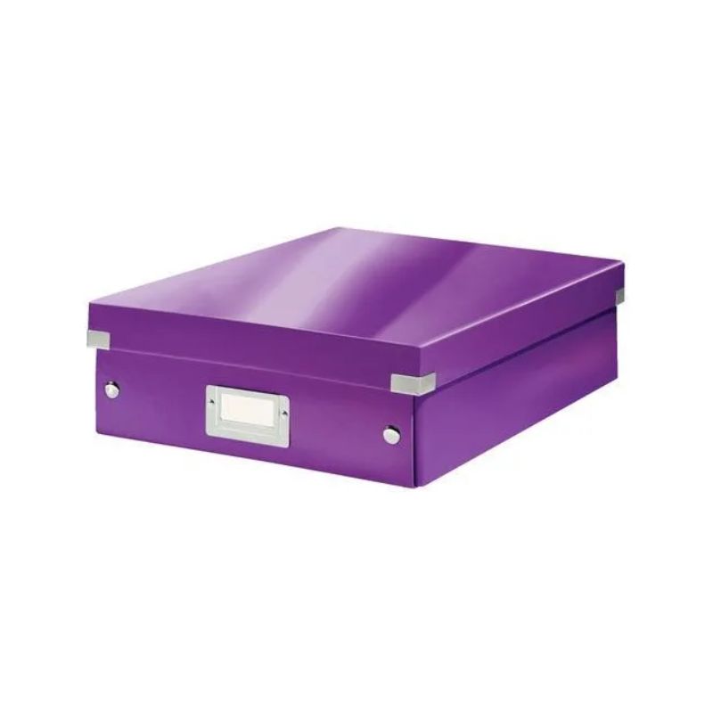 LEITZ Boîte CLICK&STORE M-Box avec compartiments amovibles. Coloris Violet. LEITZ Boîte CLICK&STORE M-Box avec compartiments amovibles. Coloris Violet.