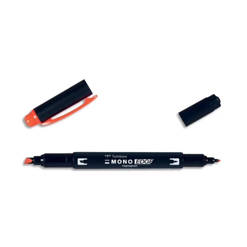 TOMBOW Surligneur MONOEDGE 2 pointes fine/biseautée. Séchage rapide. Coloris corail TOMBOW Surligneur MONOEDGE 2 pointes fine/biseautée. Séchage rapide. Coloris corail