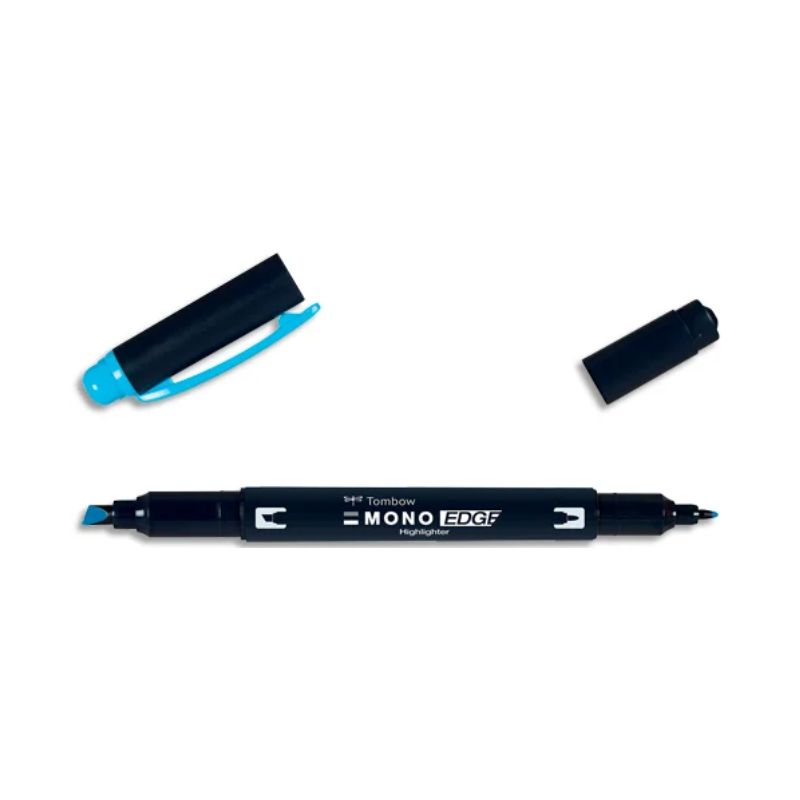 TOMBOW Surligneur MONOEDGE 2 pointes fine/biseautée. Séchage rapide. Coloris bleu clair TOMBOW Surligneur MONOEDGE 2 pointes fine/biseautée. Séchage rapide. Coloris bleu clair
